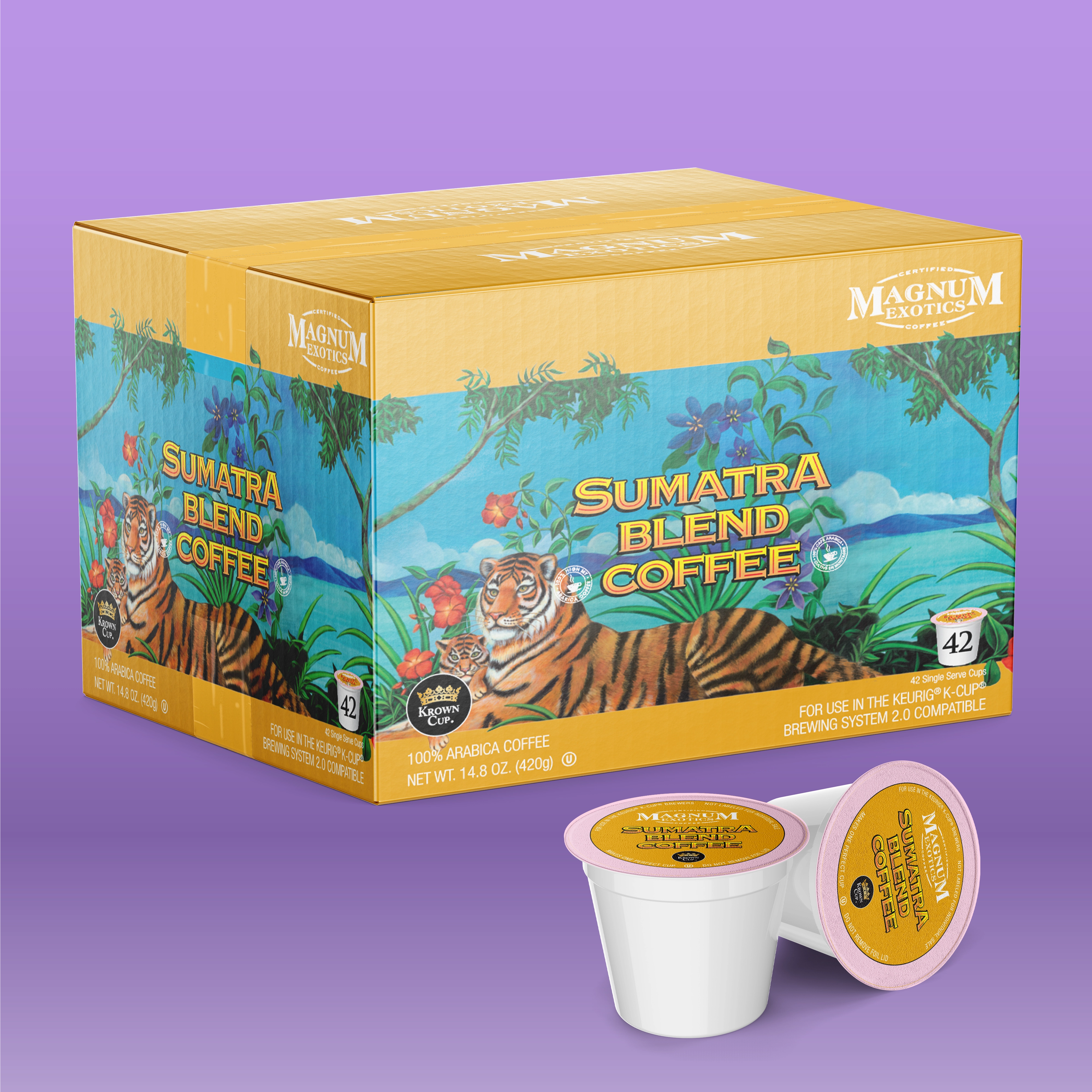 Sumatra Krown Single Serve Cups- 42ct