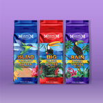 Island Hazelnut Blend, Big Island Blend, Rainforest Blend Bundle - Ground