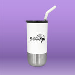 Magnum Coffee Roastery Insulated Cup with Straw